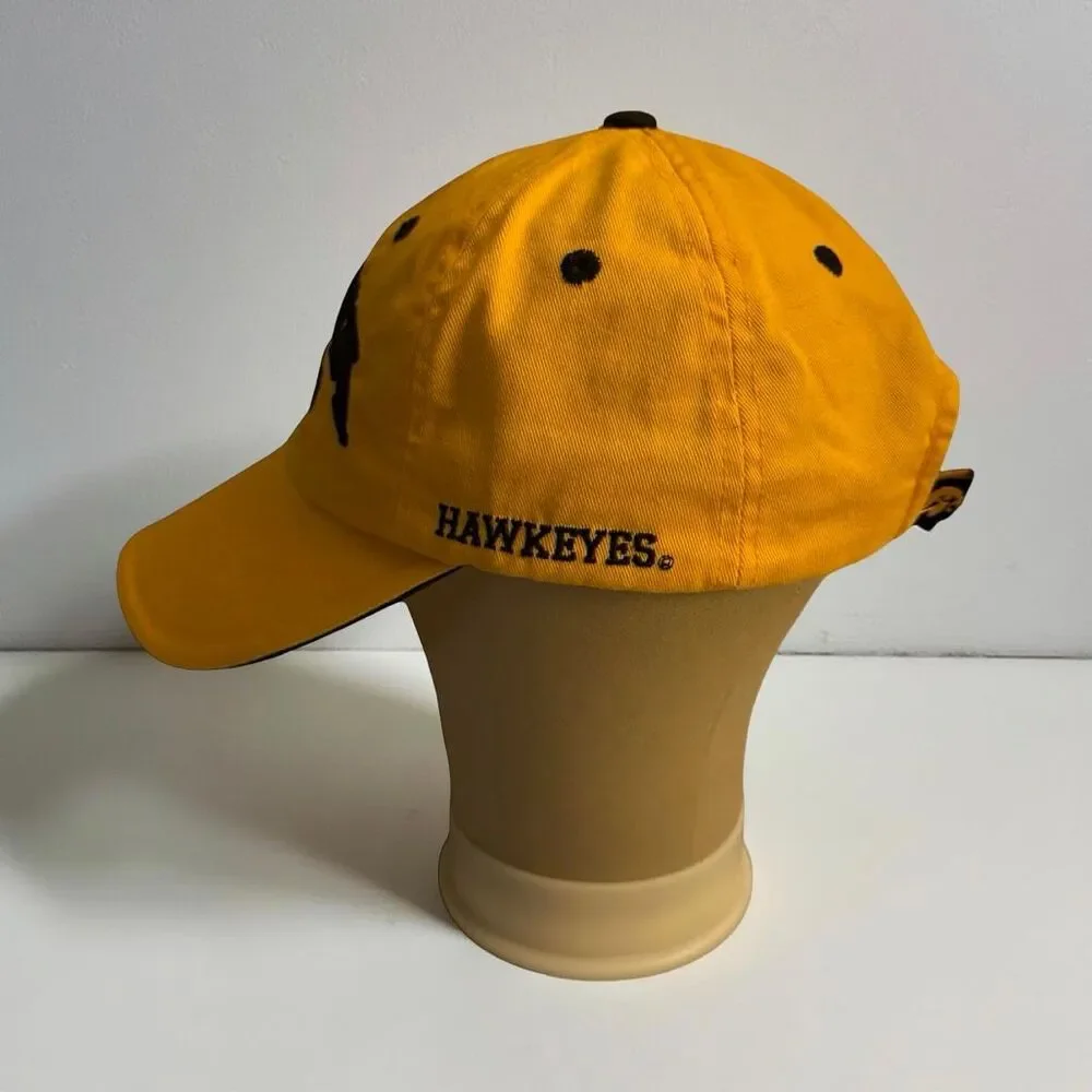 NCAA Iowa Hawkeyes Bimm Ridder The Game Hat Adjustable Strap Yellow Cotton Cap